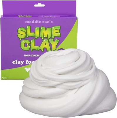 Maddie Rae's Slime Clay Non Toxic, No Mess Clay Foam Formula for Unique Creamy