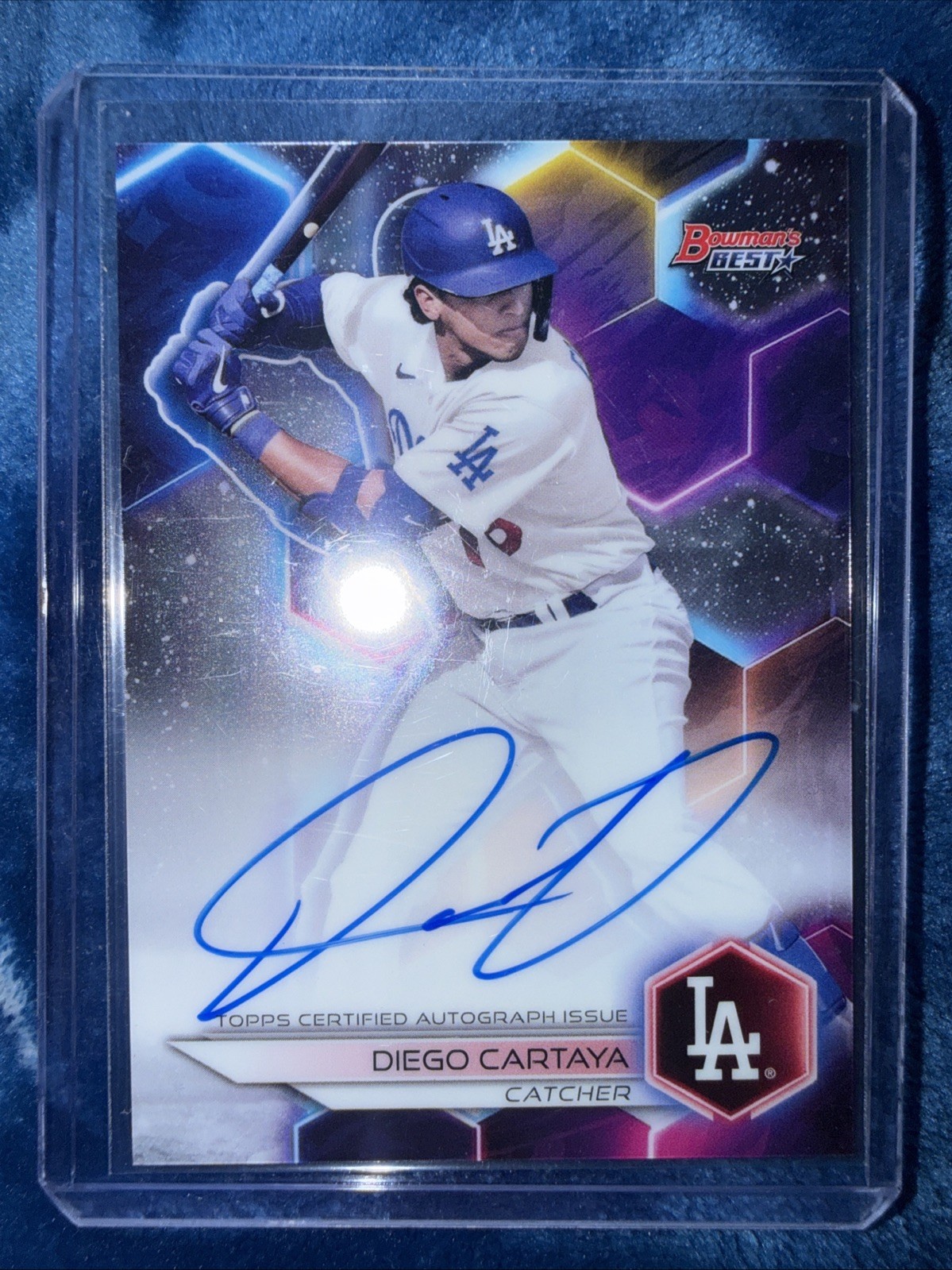2023 Bowman's Best - Best of 2023 Autographs Diego Cartaya #B23-DC Refractor