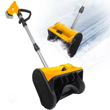 Brushless Electric Snow Shovel 500W 3000RPM Cordless Snow Plow Lightweight Snow