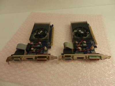 Lot of 2 NVIDIA GeForce GT430  ### NGT430C-1GQM-F2