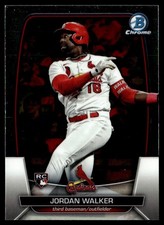 2023 Bowman Chrome Jordan Walker Rookie St. Louis Cardinals #18