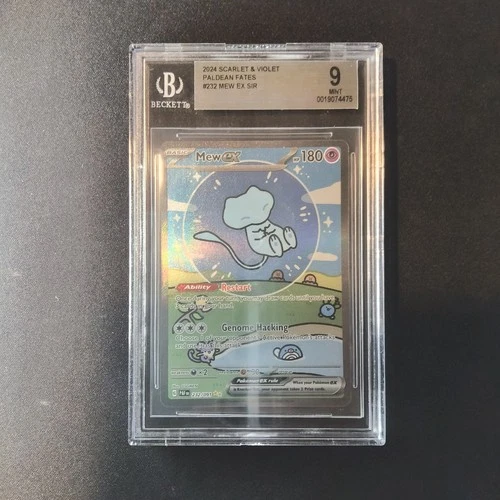 Mew ex SIR 232/091 SV: Paldean Fates Holo Mint BGS 9