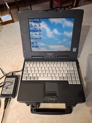 【レトロPC】Panasonic CF-25 Panasonic Toughbook CF-25 Retro Laptop (Pentium MMX, 64MB RAM