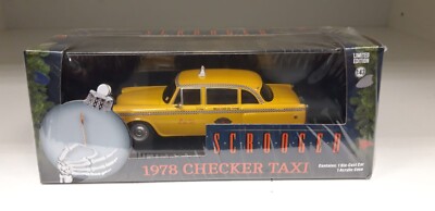 Chase 1978 Checker Taxi CAB Scrooged Movie 1/43 Diecast by