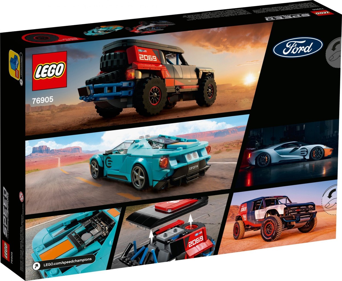LEGO SPEED CHAMPIONS (76905) Ford GT Heritage Edition and Bronco R