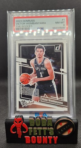 2023 Donruss - The Rookies #1 Victor Wembanyama (RC) PSA 8 - Bild 1 von 3