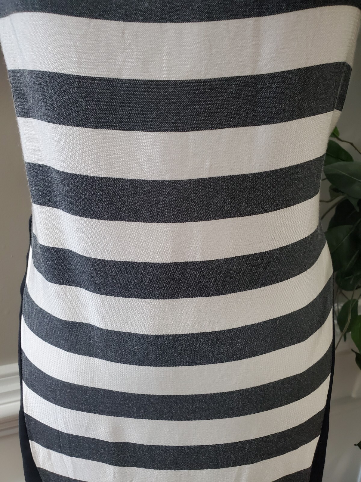 Zara Basic Women's Striped Polyester Round Neck S… - image 3