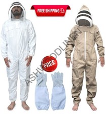 BEEKEEPERS BEE SUIT VEIL TITLE BEEKEEPING PROTECTIVE SAFETY PREMIUM QUALITY A+