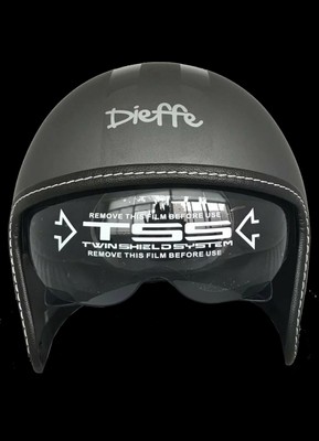 CASCO JET 2700 BANDIT VINTAGE CAFE RACER CUSTOM MOTO SCOOTER HELMET TITANIO L