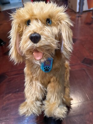 SkyRocket Moji the Lovable Labradoodle Dog & Collar Only TESTED WORKS See Video!