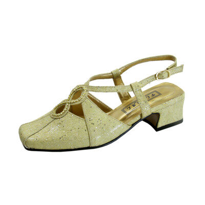 Floral Ines Women's Wide Width Criss-Cross Dress Pumps *** Read Description ***