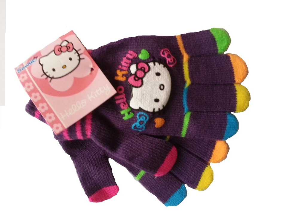 Kinder Strick Handschuh ♥♥ Einheitsgröße - Mädchenhandschuh SÜSSE-Hello Kitty