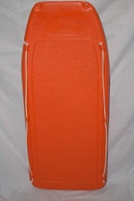 Vintage Orange Ziffco Ziffy Super Whomper Sled Orange Plastic Toboggan HTF VGUC