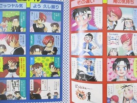 KING OF FIGHTERS KYO vs IORI Manga 4 Koma Comic Sega Saturn Fan Book 1998 SI80