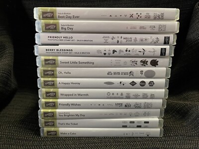 Stampin' Up! Cling Rubber - Photopolymer Rubber - Retired Stamp Sets You Choose