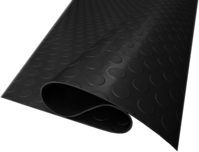 Herco 3' x 5' Raised Radial Coin Dot Vinyl Flooring Mat