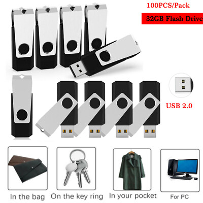 Wholesale 32GB USB2.0 Flash Drive Rotating Memory Pen Stick Data ...
