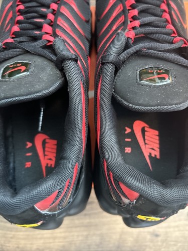 TAGLIA 13 - Nike Air Max Plus Bred Tn - Nero Rosso - USATE POCHISSIMO - Foto 4 di 21