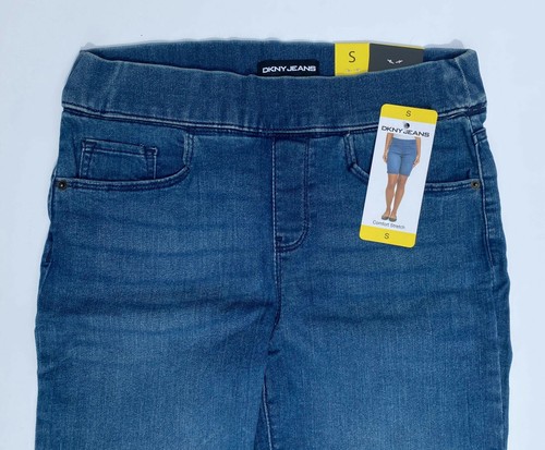 DKNY Jeans Ladies Bermuda Shorts Pull On Elastic Waistband Stretch S M L BNWT - Picture 28 of 34