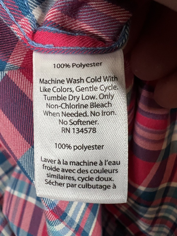 Vineyard Vines Slim Fit Tucker Shirt Mens Size Medium Pink Plaid