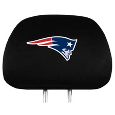 New England Patriots Promark NFL Car Head Rest Cover Embroidered Logo FREE SHIP