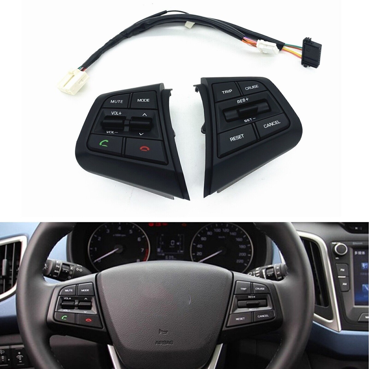 Car Steering Wheel Audio Volume Control Switch For Hyundai