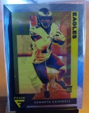 Kenneth Gainwell RC 2021 Panini Chronicles Flux Football #FX-17 Eagles Rookie 
