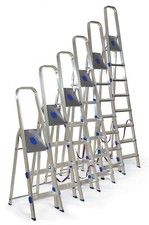 SCALA ALLUMINIO 3 - 4 - 5 - 6 - 7 - 8 GRADINI EXTRA LEGGERA SPEDIZIONE GRATUITA