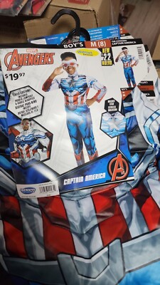 New Captain America Falcon Sam Wilson Marvel Rivals Youth Size M