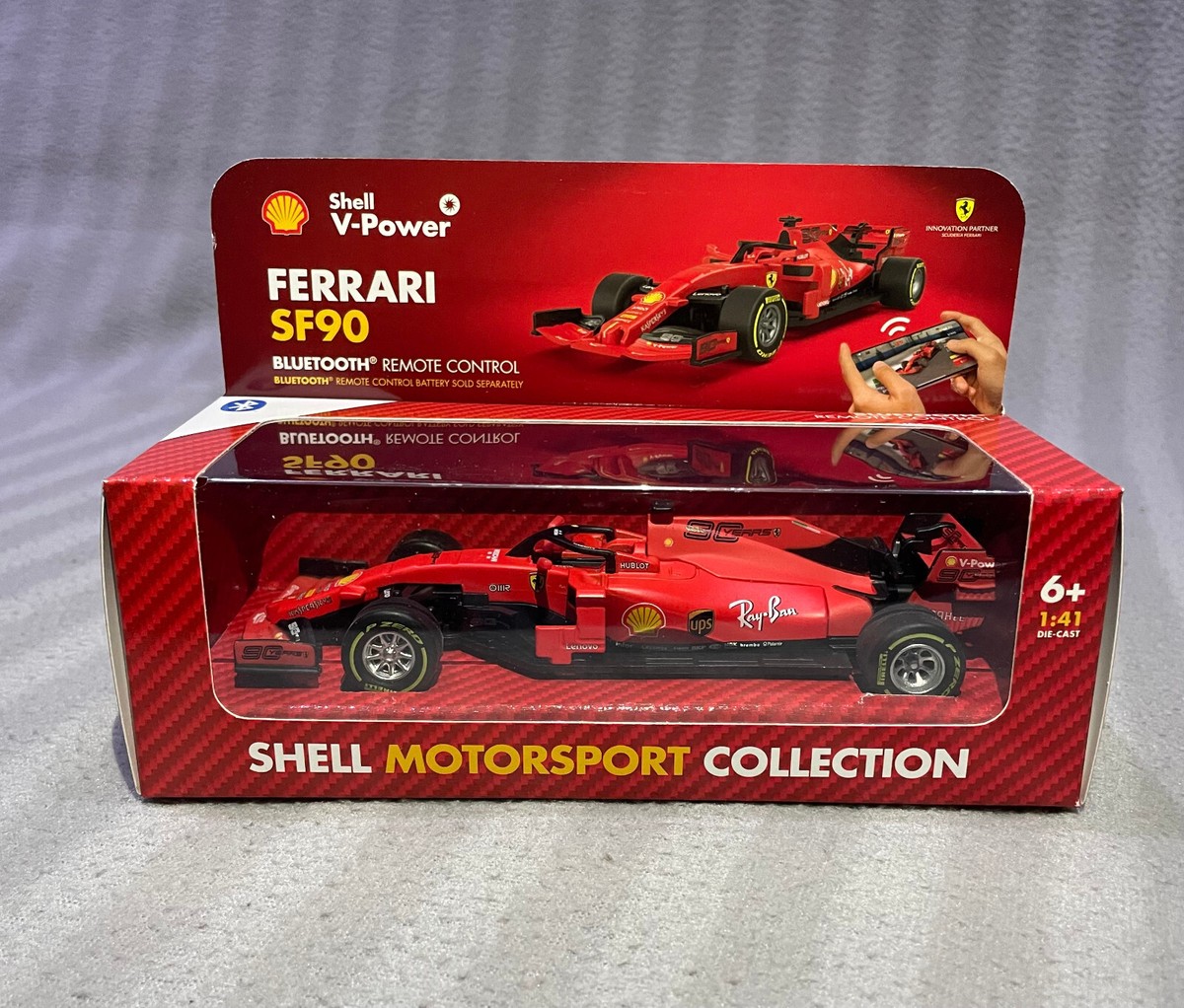 FERRARI F1 SF90 Shell motorsport collection V-power 1:41 Diecast