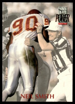 1992 Pro Set Power NEIL SMITH #90 Kansas City Chiefs - FREE Ship!