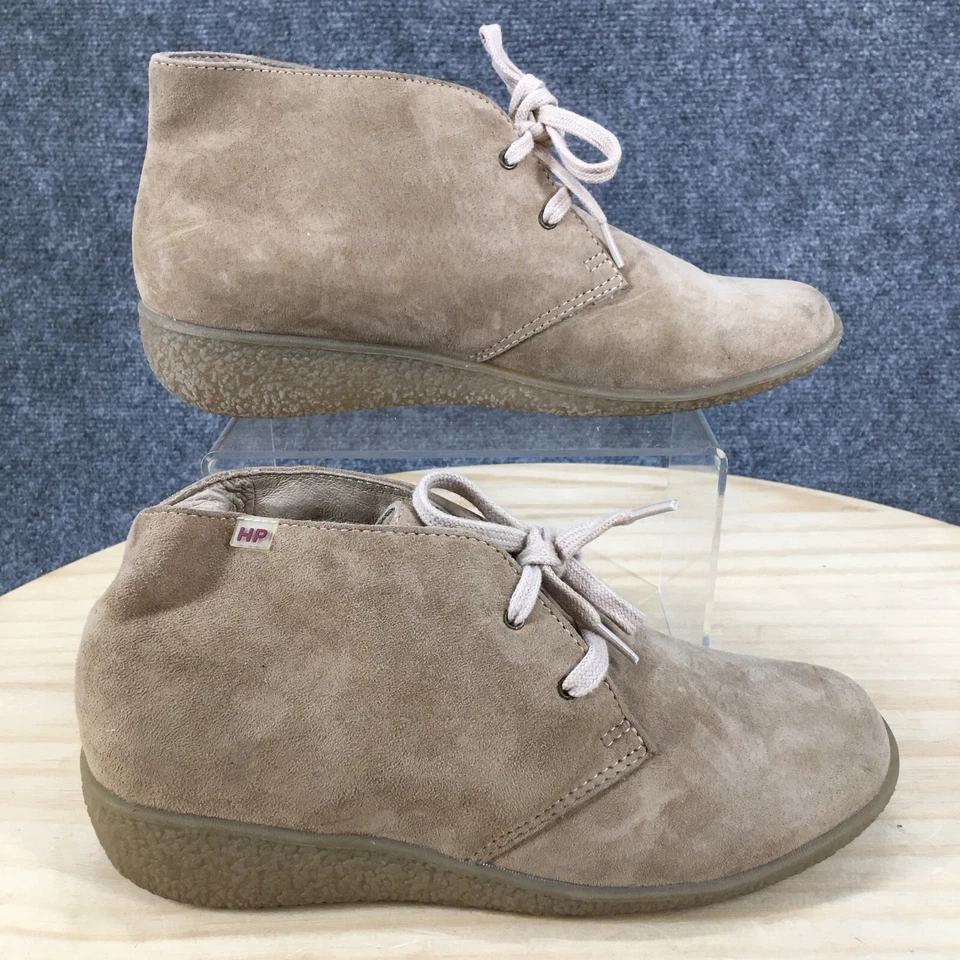 Botas Hush Puppies Mujer 8 M Vigor II Chukka Botines 54592 Cuero Beige Foto 2 de 4