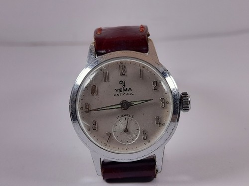 YEMA ANTICHOC 17 JEWELS MEGHAMICAL VINTAGE WOMENS WRISTWATCH