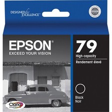 Genuine Epson 79 T0791 Black Ink Cartridge for Artisan 1430 Stylus Photo 1400