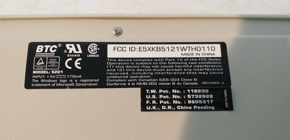 BTC Model:5201 Keyboard  - Image 2 of 4