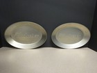 Lot of 2 Budweiser Metal Bar Fish Sandwich Trays 10.5" x7" x  1"