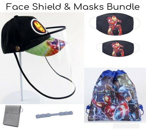 Boys Baseball Cap Face Shield, Masks, Drawstring Bag, Mask Extender Lanyard more - Picture 7 of 81