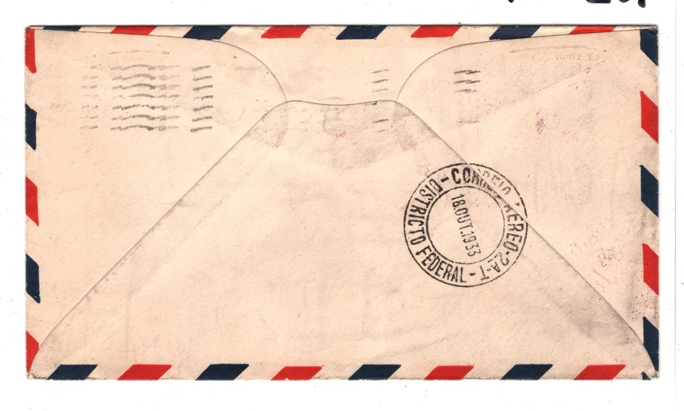 USA 1933 FDC 50c Air Mail GRAF ZEPPELIN Flight Scott.C18 *First Day Cover* LZ212 - Image 3 of 4