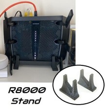 Vertical Stand Holder Brackets Feet for Netgear R8000 Nighthawk Router