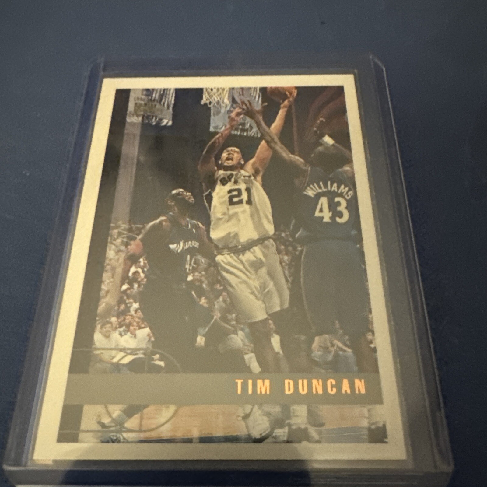 1997-98 Topps Basketball NBA Tim Duncan Rookie Card #115 RC Spurs HOF