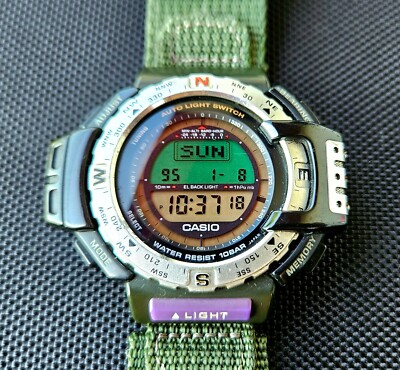 Casio PRT-40 vintage digital with sensors temperature and