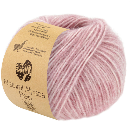 Lana Grossa NATURAL ALPACA PELO 50g cotone soffice con alpaca bambino 125 m - Foto 16 di 44
