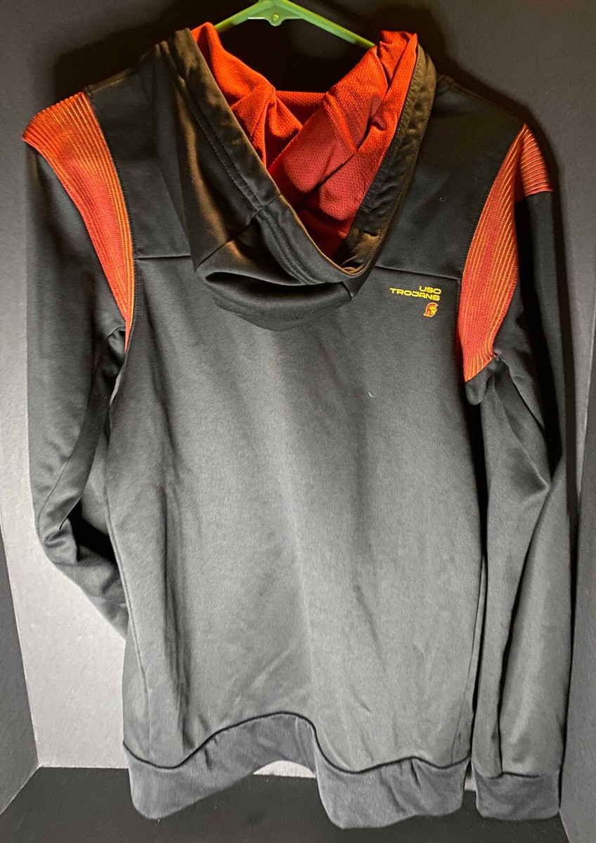 【NIKE】USC Trojans On-Court Basketball Nike Full-Zip Hoodie Men's Nike Black USC Trojans On-Court Performance Full-Zip