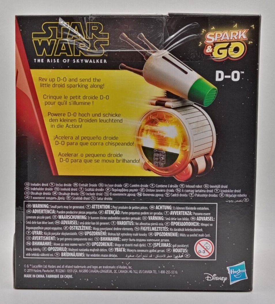 Giocattolo Star Wars D-O Interattivo | The Rise Of Skywalker | Droide Rotolante Con Scintille Per Bambini 4+