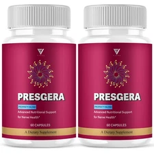 (2 Pack) Presgera Nootropic Formula, Presgera Mind Support Pills (120 Capsules)