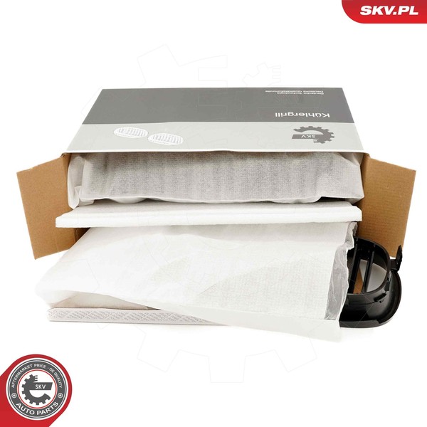 Esen SKV KüHlergrill KüHlergitter Schwarz-Matt FüR BMW 3Er Cabriolet E93 E92-image