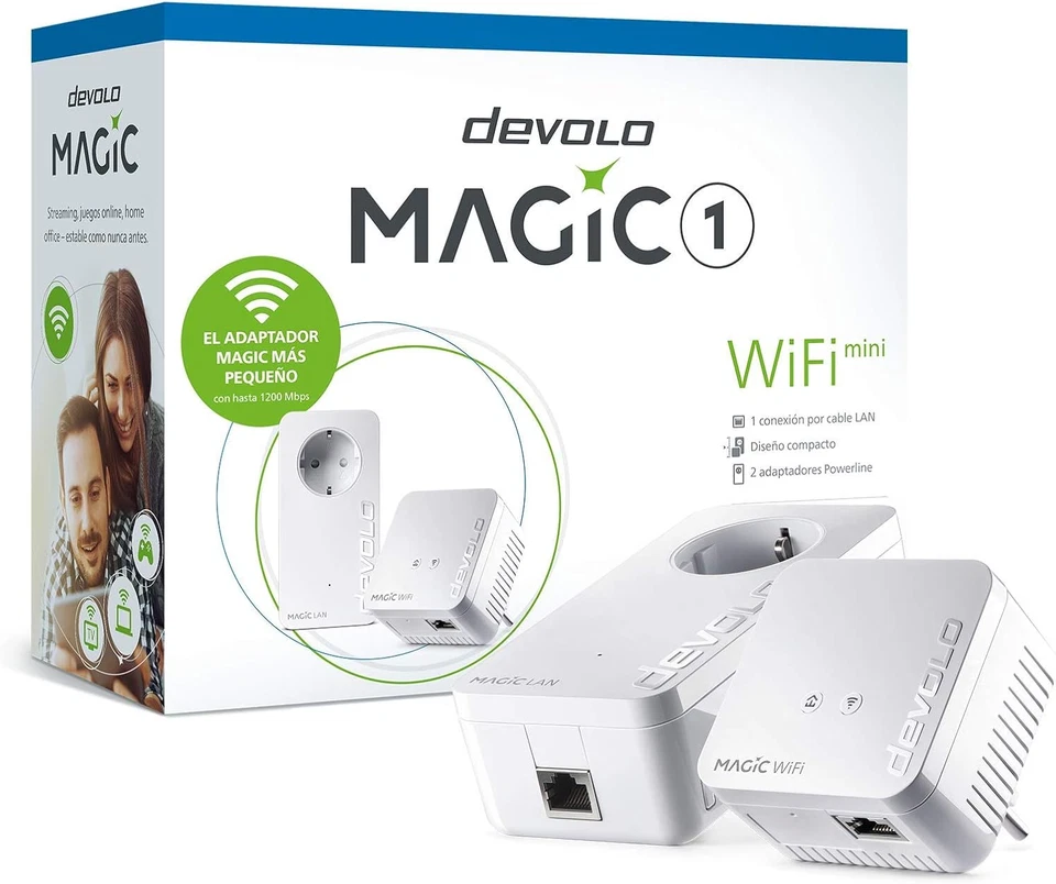 Devolo Magic 1 - 1200 Wifi Mini-Starterkit, Kompaktes Set GEBRAUCHT * (ohne OVP) - Bild 3 von 4