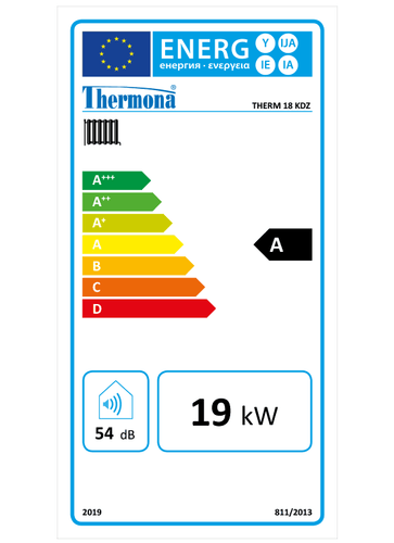 Thermona Brennwerttherme 18 KDZ Paket +Warmwasserspeicher 100 L links Erdgas H - Bild 3 von 5