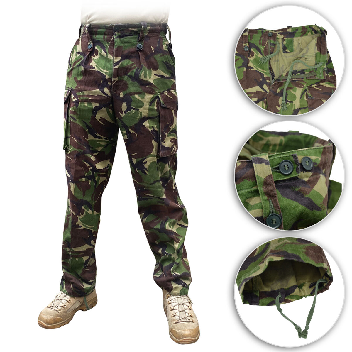 British Army Pants Surplus DPM Woodland Military Combat British Army Pants Surplus DPM Woodland Military Combat