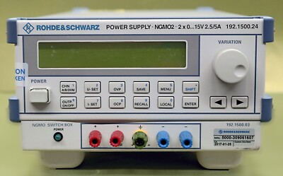 Rhodes & Schwarz NGM02 DC Power Supply - Analyzer | eBay